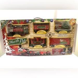 Eztec 35 Pc. Elves NORTH POLE EXPRESS Christmas Train Set WORKS No Remote Read!